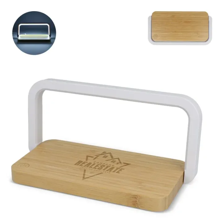 15W Wireless Charger with Dimmable LED Lamp - LT95665 (gadzety reklamowe)